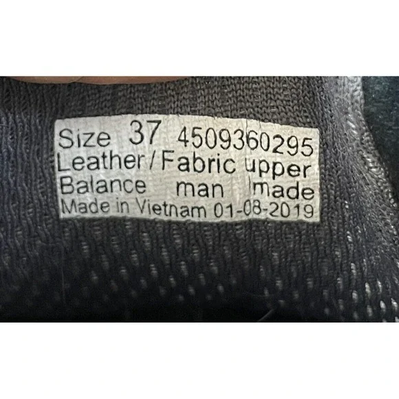 Dansko Women's Sneaker Black Leather 7 Fabric Walking Casual Comfort Lace Up - Picture 10 of 12